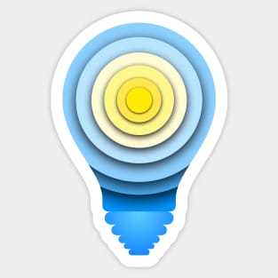 Sun Bulb Sticker